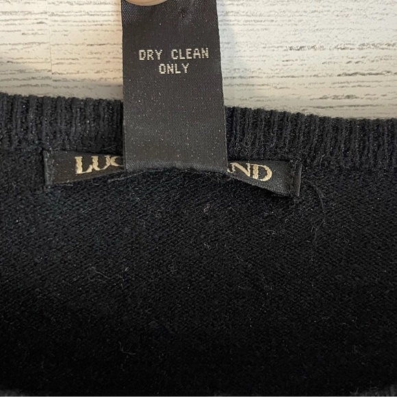 Lucky Brand Dress Womens S Black Aztec Geometric Tribal Cashmere Blend Boho Chic - Picture 7 of 10